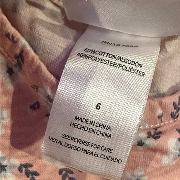 Nicole Miller Pink Floral Kids Tank Top - Picture 3 of 3